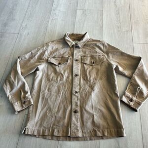 Rowan California Odessa Mid-Century Twill Field Jacket Mens  L Biege
